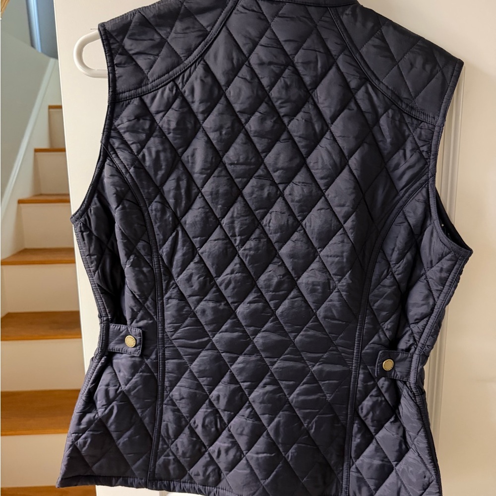 Barbour Vest With Liberty Lining View 4